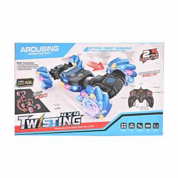 🚗 2-in-1 Hand Sensor & Remote Control Twisting Stunt Racing Car 🎮