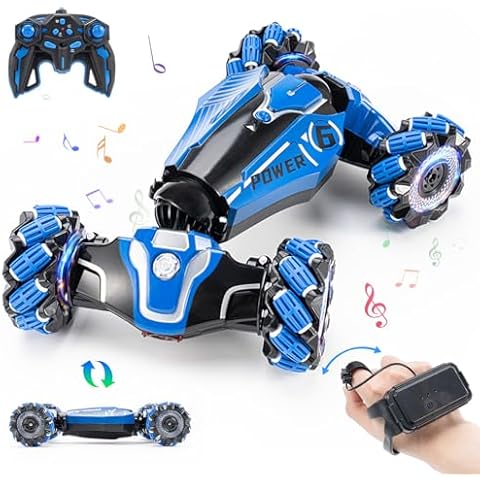 🚗 2-in-1 Hand Sensor & Remote Control Twisting Stunt Racing Car 🎮