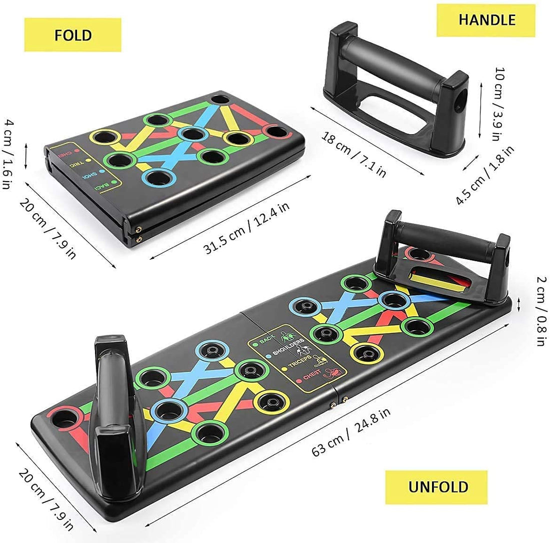 💪 14-in-1 Push Up Board – Portable Multi-Function Exercise Equipment