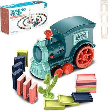 Domino Train Toy – Automatic Domino Laying Fun! 🚂