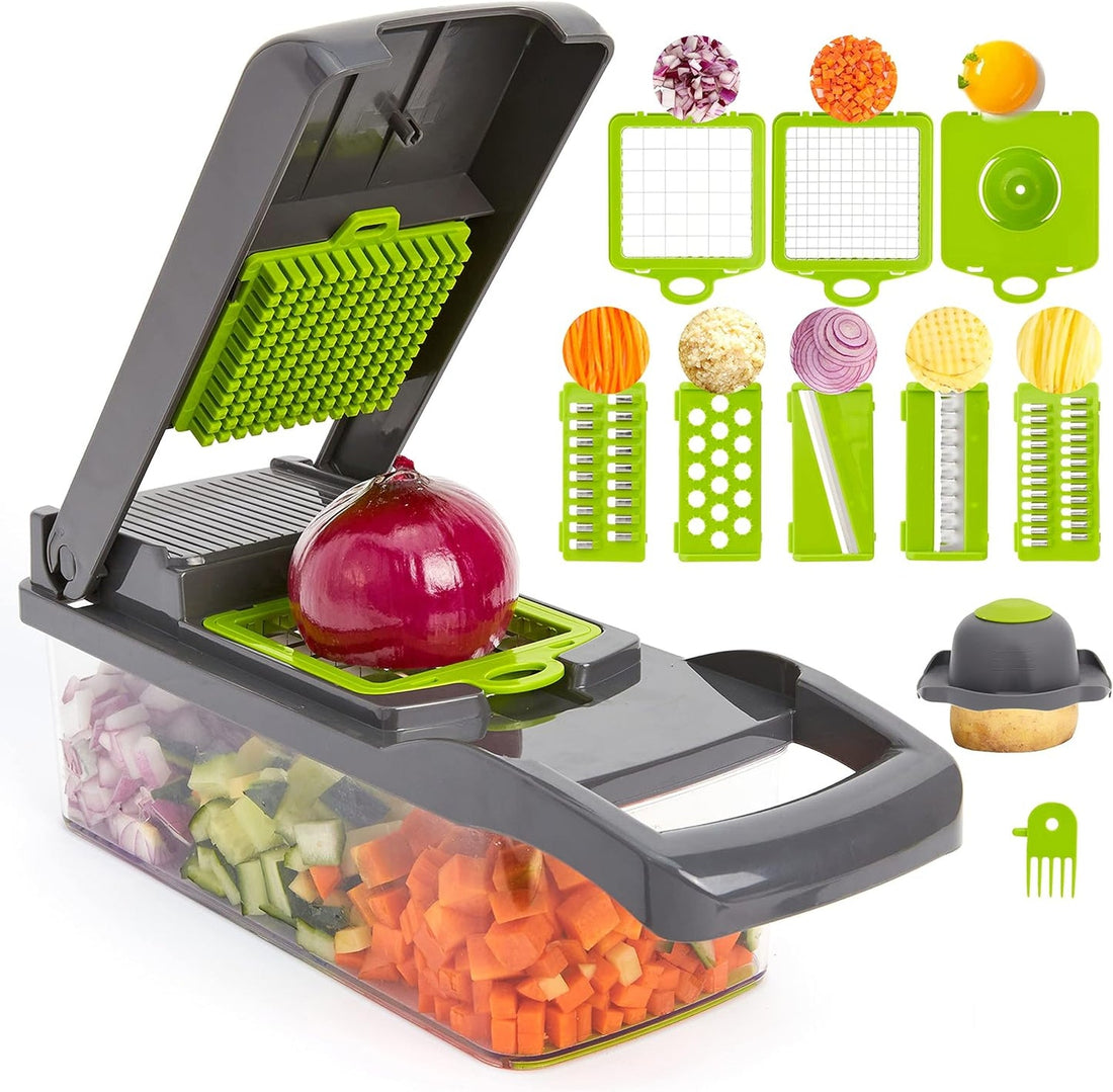 🔪🥗 15-in-1 Multifunctional Vegetable Chopper – The Ultimate Kitchen Tool!