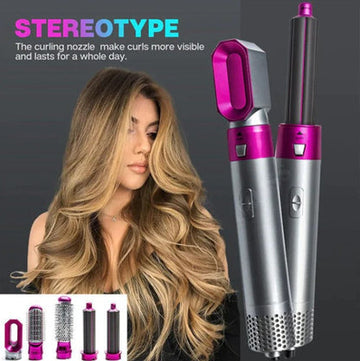 💨🔥 5-in-1 Hair Dryer & Styling Tool – Dry, Curl, Straighten & Volumize!